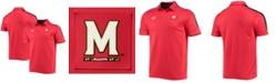 Under Armour Men's Red Maryland Terrapins Sideline Recruit Performance Polo Shirt